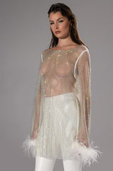 TELL ME A SECRET SPARKLE MINI DRESS