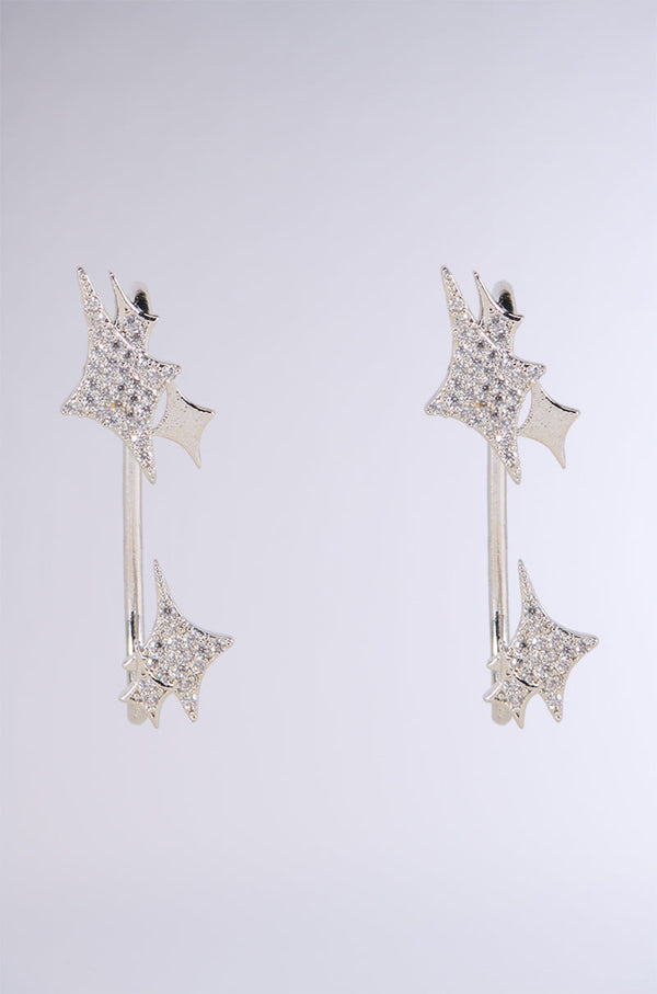THE BRIGHTEST STAR EAR CUFF IN SILVER