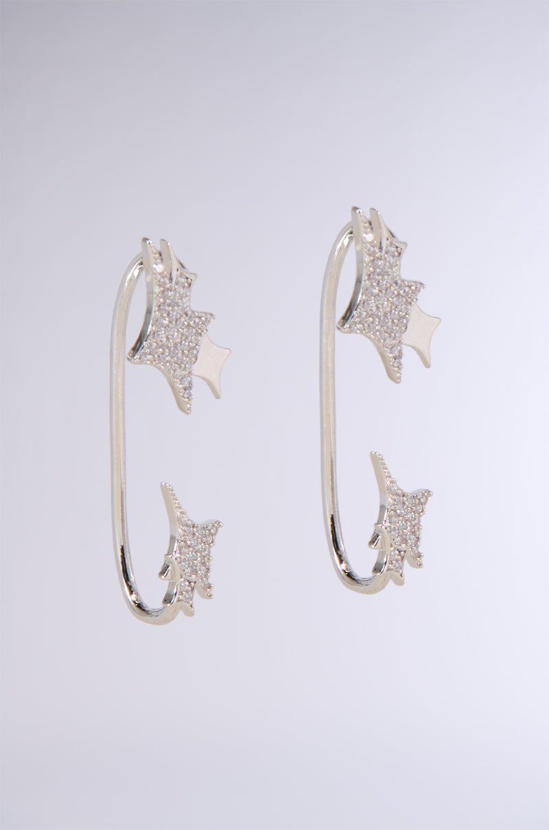 THE BRIGHTEST STAR EAR CUFF IN SILVER