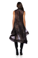 THE CATS MEOW PRINTED BOW MINI DRESS