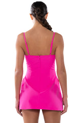 THE GREAT ESCAPE SLEEVELESS MINI DRESS