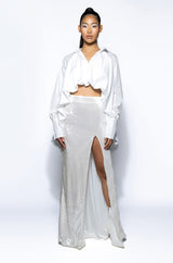 THE MUST HAVE BUBBLE POPLIN BLOUSE