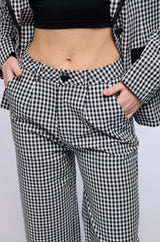 THE ONE GINGHAM TROUSER