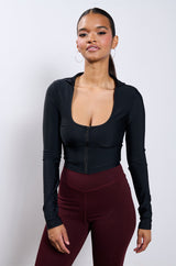 THE TIGHTER THE BETTER ZIP UP SWEATSHIRT