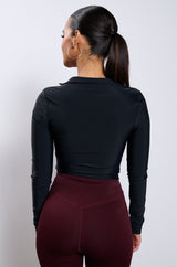 THE TIGHTER THE BETTER ZIP UP SWEATSHIRT