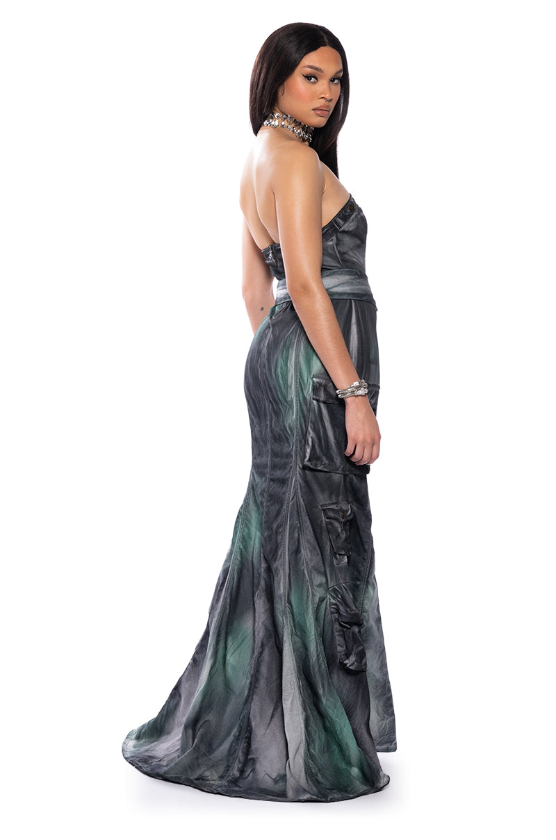 THEY COULD NEVER BELTED MAXI DRESS