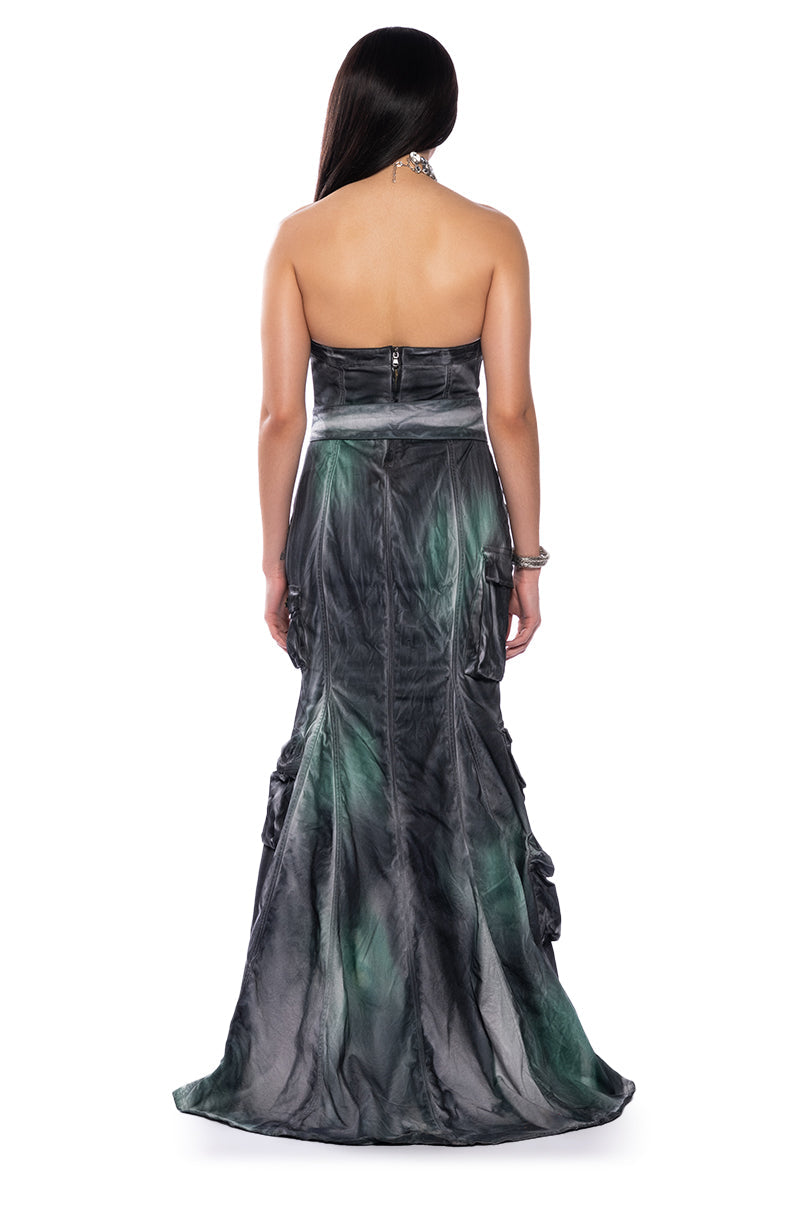 THEY COULD NEVER BELTED MAXI DRESS