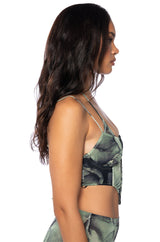 THINK ABOUT ME MESH CORSET TOP