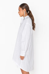 TILL THE SONG ENDS STONE PRINT SHIRT DRESS