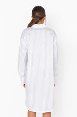 TILL THE SONG ENDS STONE PRINT SHIRT DRESS