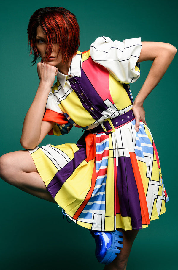 TIME WITH YOU BELTED MINI DRESS