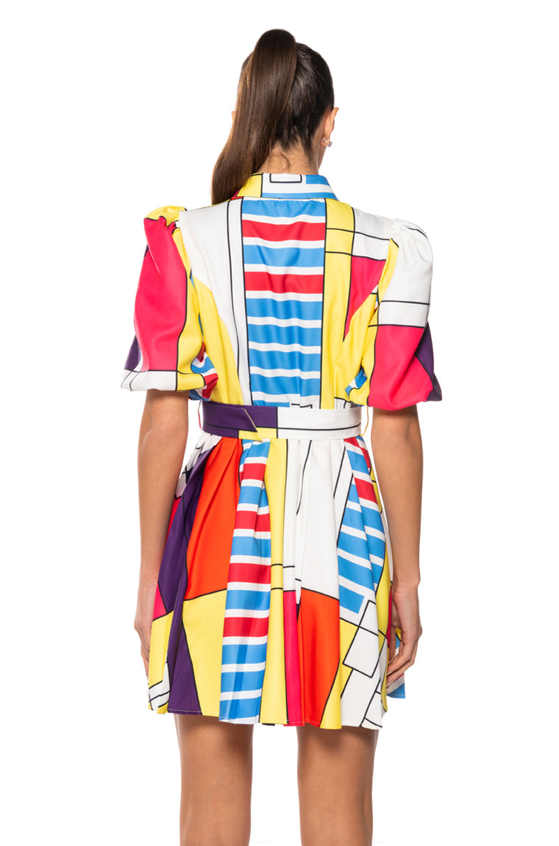 TIME WITH YOU BELTED MINI DRESS