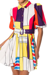 TIME WITH YOU BELTED MINI DRESS