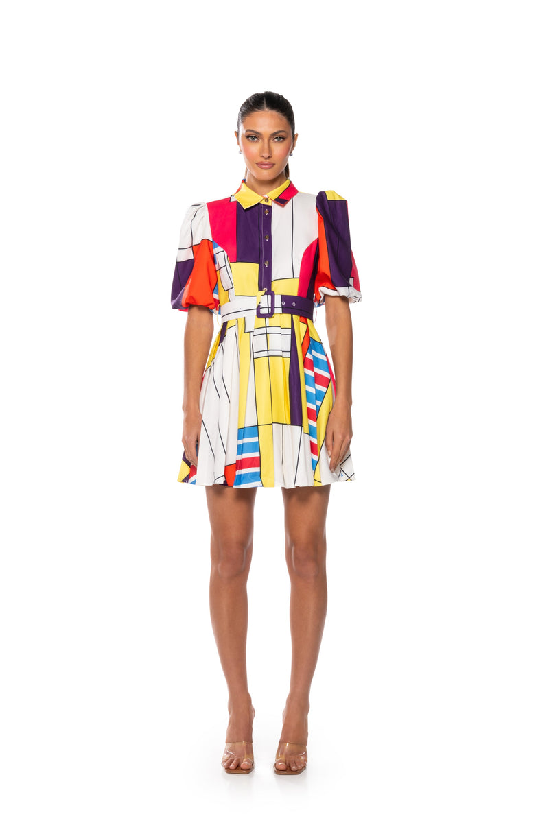TIME WITH YOU BELTED MINI DRESS
