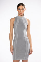 TIMELESS RIBBED MINI DRESS