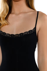TINA LACE DETAIL MAXI DRESS