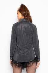 TINY DANCER RHINESTONE BLOUSE