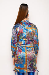 TOO EASY BUTTON UP MINI DRESS