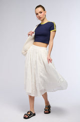 TOO EASY FLOWY MIDI SKIRT