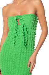 TOTAL ATTITUDE TUBE TOP MIDI DRESS