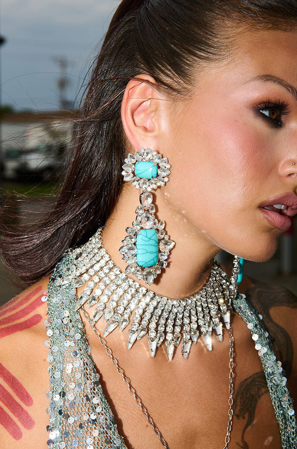 TOTALLY TURQ EARRING