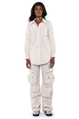 TOTO SEERSUCKER BUTTON DOWN SHIRT