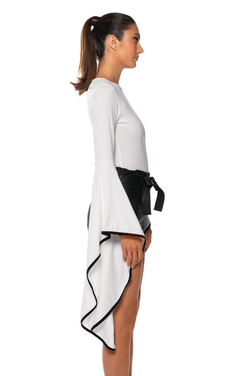 TRACY DRAMATIC SLEEVE BODYSUIT