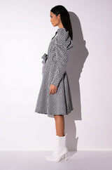 TREAT YOURSELF BELTED MIDI DRESS