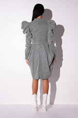 TREAT YOURSELF BELTED MIDI DRESS
