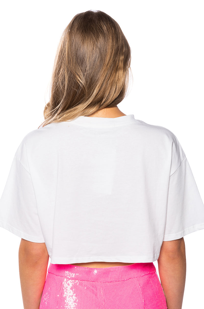TULIP DREAMS CROPPED TSHIRT