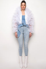 SAMIRA RUFFLE CARDIGAN