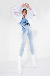 SAMIRA RUFFLE CARDIGAN