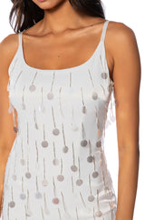 DRIPPIN EMBELLISHED MINI DRESS