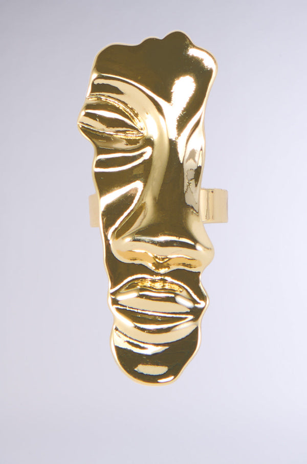 TWO FACED COCKTAIL RING