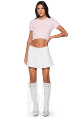 ULTRA FUZZY CROP SWEATER