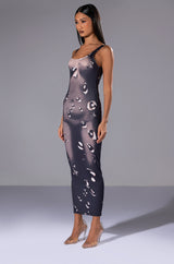UNDER THE MICROSCOPE SLEEVELESS MAXI DRESS