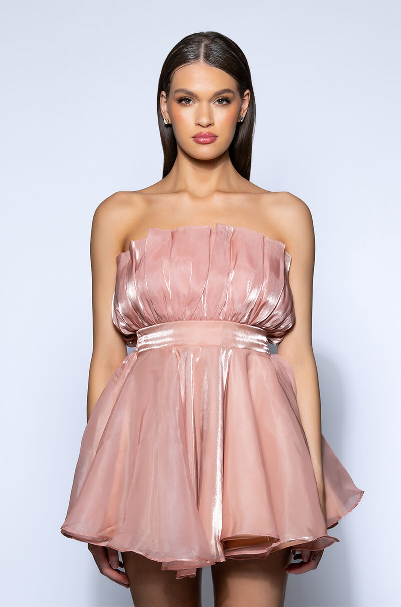 UPLIFT FLOUNCE MINI DRESS