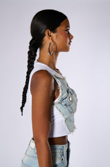 UPSIDE DOWN TANK WITH DENIM