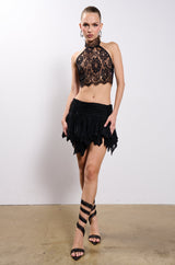 USED TO BE LACE HALTER TOP