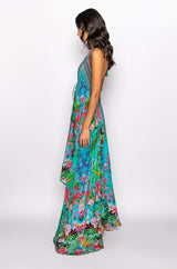 VACAY MODE HALTER TOP MAXI DRESS
