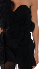 VALENTINA DIMENSIONAL MAXI DRESS