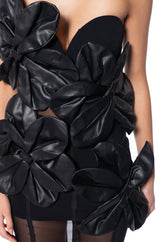 VALENTINA DIMENSIONAL MAXI DRESS