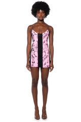 VALERIA EMBELLISHED MINI DRESS