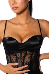 NOT NICE STRAPPY LACE CORSET