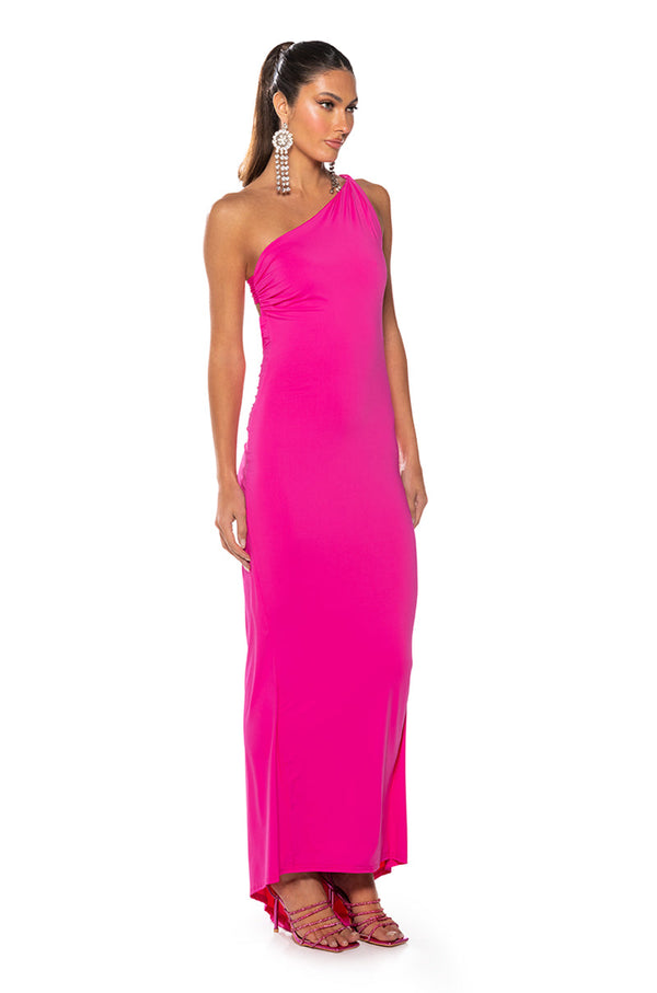 SAMMY BACKLESS RUCHED MAXI DRESS