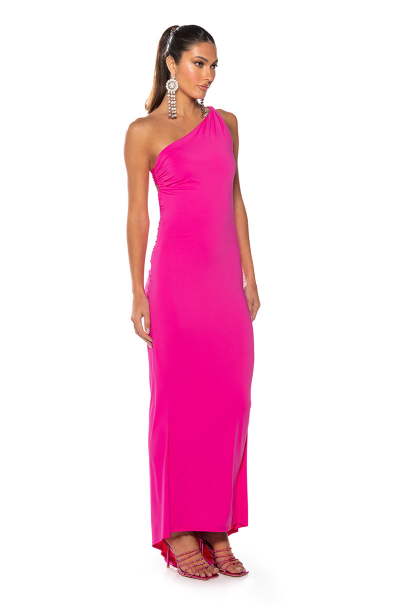 SAMMY BACKLESS RUCHED MAXI DRESS