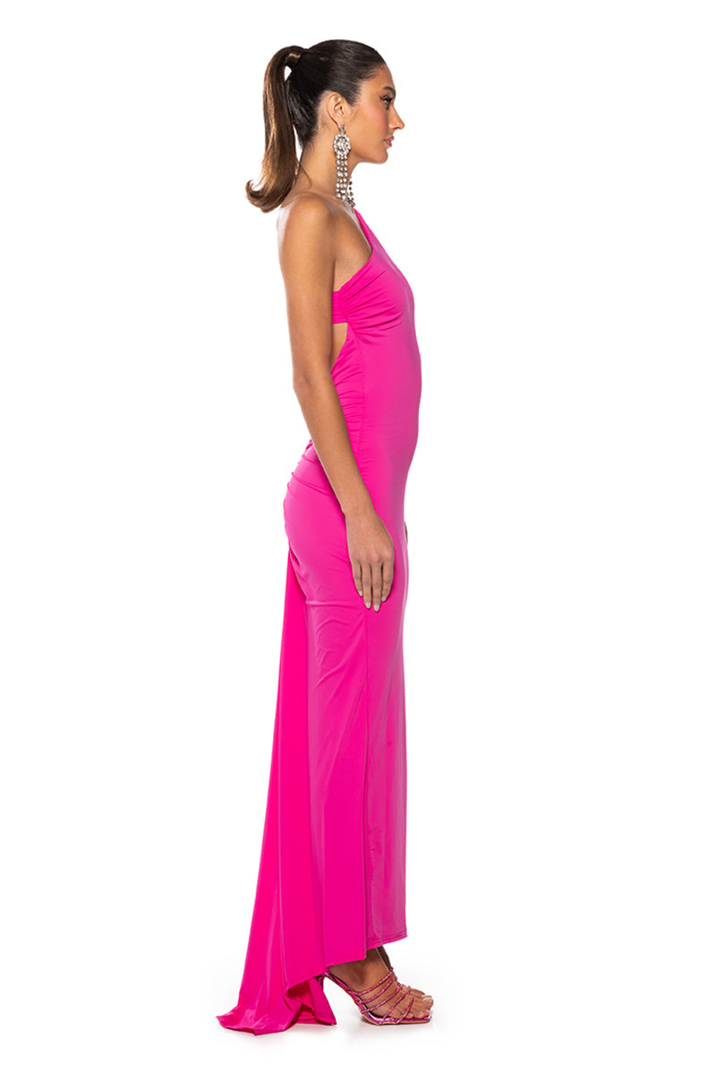 SAMMY BACKLESS RUCHED MAXI DRESS