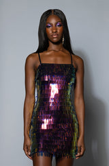 VIP SEQUIN SLEEVELESS MINI DRESS