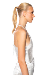 VIVIANNE FRINGE DETAIL CROP TOP IN WHITE