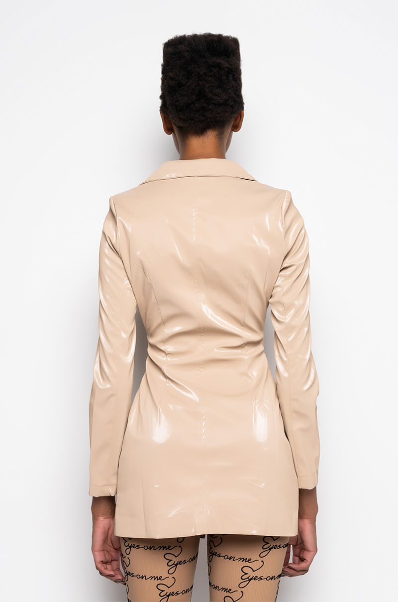 WAIT ON IT MINI DRESS WITH CUT OUT